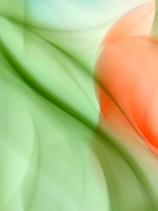 Abstract representation of a balanced daily cycle in nature